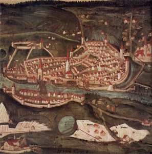 Vista de la ciudad de Kempten de Heinrich Beusch